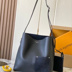 [Premium MB163c Chip Version – Original Leather] VERSO HOBO Handbag Model: M27022 (Black) Materials: Grade A all-steel hardware, imported original leather Dimensions: 30 x 33 x 15.5 cm