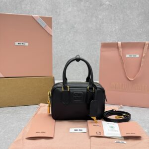 Miu Miu Boxy Bowling Bag Dimensions: Length 20 x Width 7 x Height 23 cm (including handle)