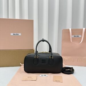 MIU MIU SS23 Runway Bowling Bag Dimensions: 27 x 9 x 12 cm
