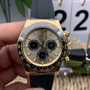Clean Factory Gold & Black Steel Daytona (4131)