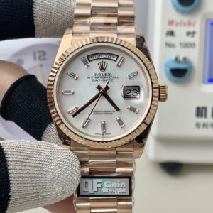 QF36 Rose Gold Day-Date with Mother-of-Pearl Dial!!