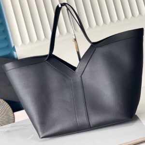24SS New Shopping Bag Cowhide Dimensions: 38–50 x 33 x 16 cm